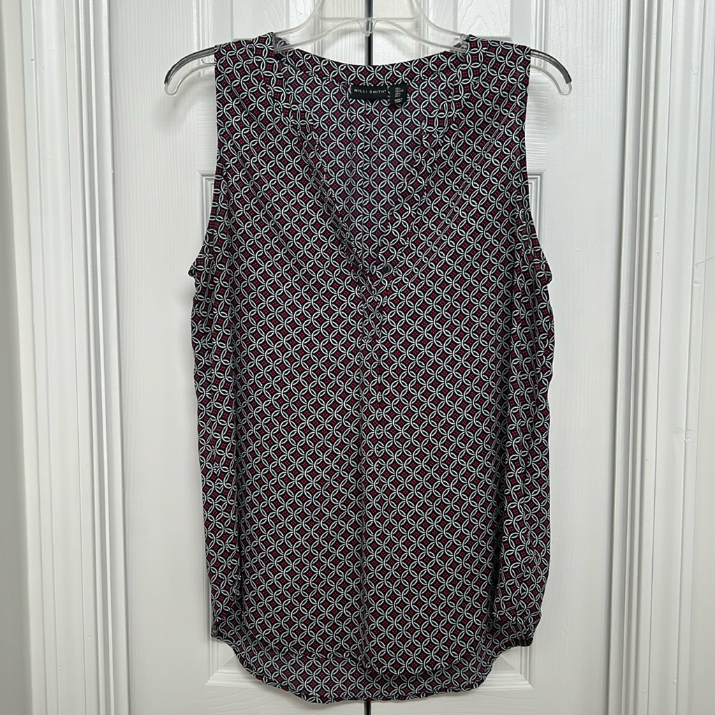 Willi Smith Patterned Blouse